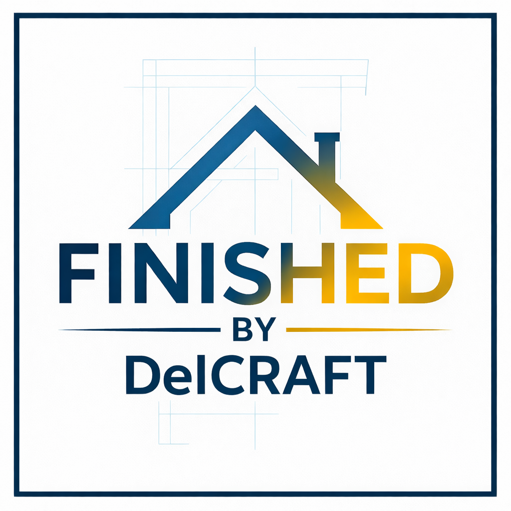 FINISHED by DelCRAFT logo